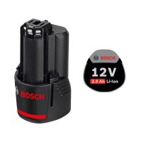 Bosch Professional 2x GBA 2,0 Ah 12V O-B Li-Ionen Akkus & GAL 1210 CV Ladegerät